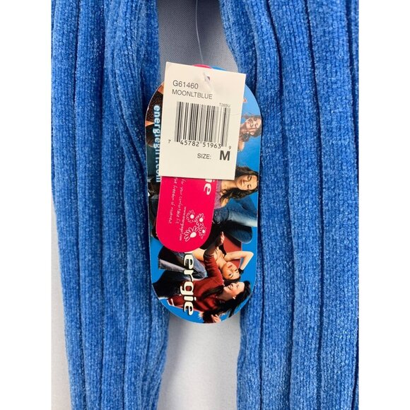 Energie Womens Ribbed Turtleneck Sweater Medium Acrylic Rayon Spandex Moonltblue - Picture 3 of 5